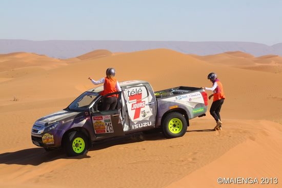 Les deux Gazelles dans le desert