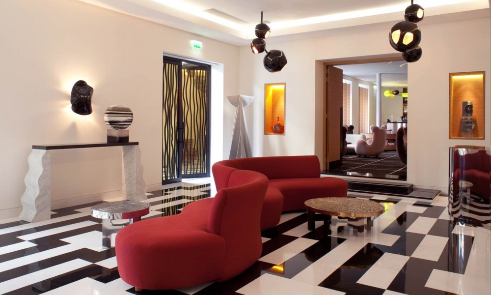 Lobby de l'hotel Marignan Paris