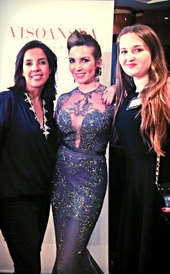 Elisabeth Visoanska with Oriental Fashion Show team 