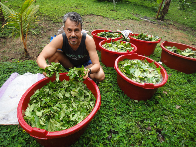 Chris Kilham with Chakruna, Peruvian Amazon.