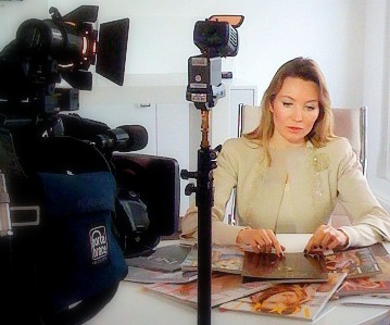 Elisabeth Visoanska interviewed by the Polish TVN channel