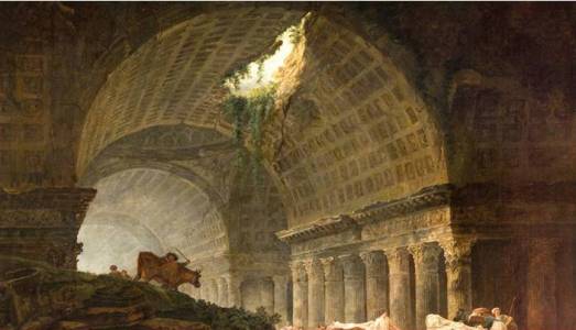 Ruines d'une galerie, par Hubert Robert